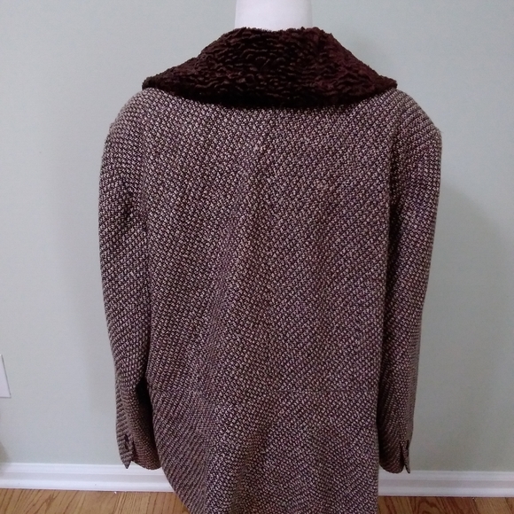 Lane Bryant Tweed Wool Blend Coat - Picture 3 of 7